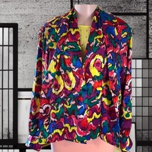 Vintage Double front La Chine‎ Classic Galindo Wang blazer